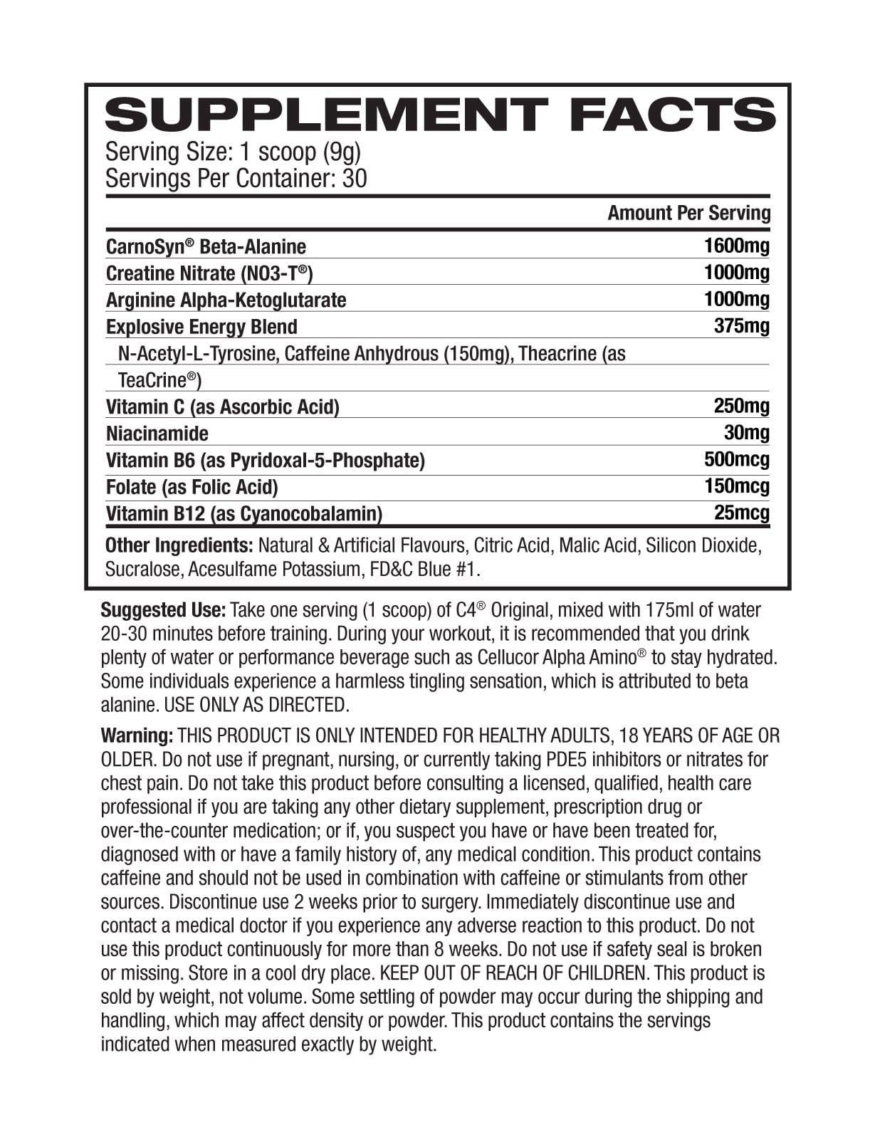 C4 Original ID Series - Supplements Direct®