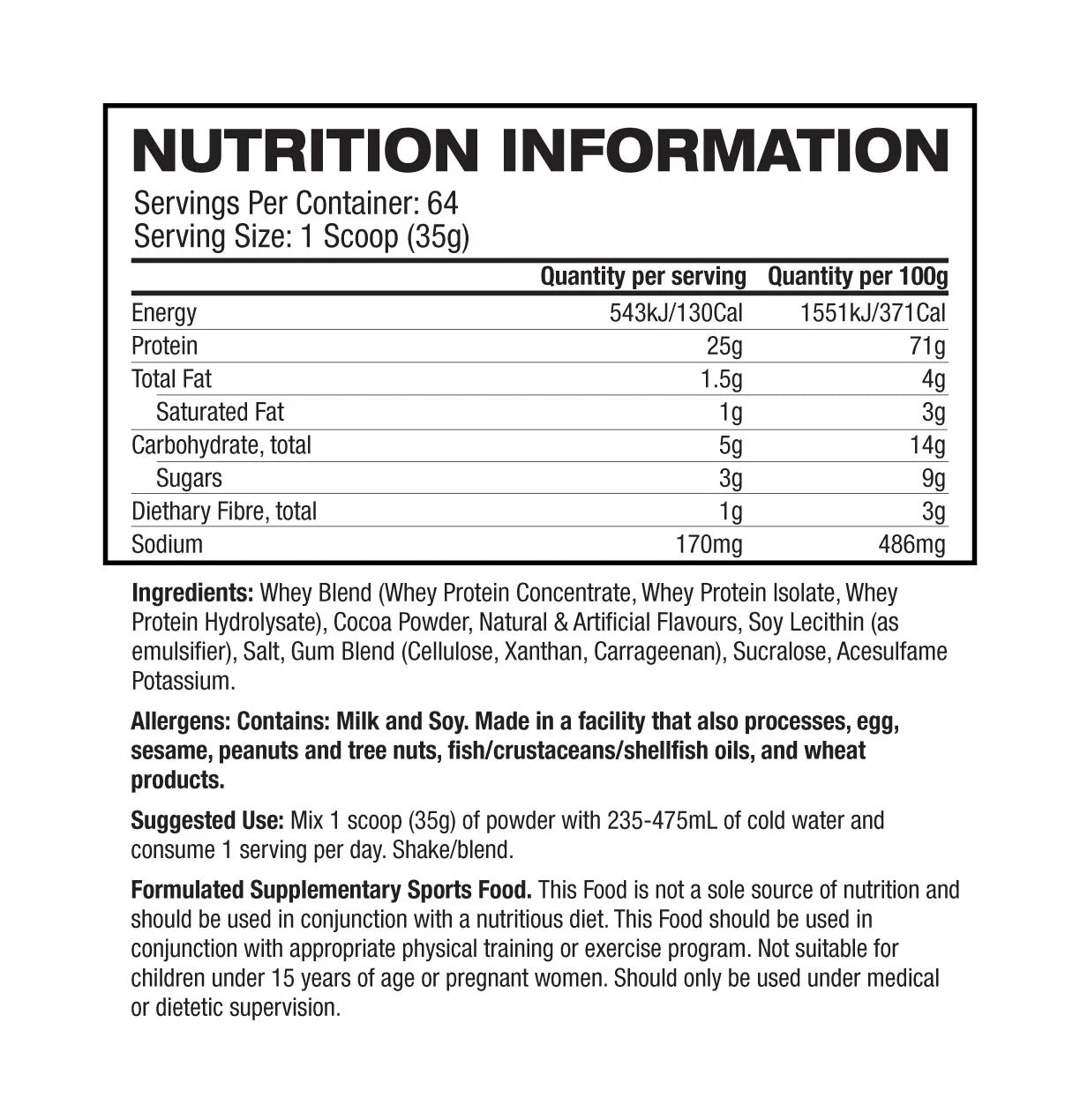 Basic Supplements | Superior Whey Protein Blend 900g