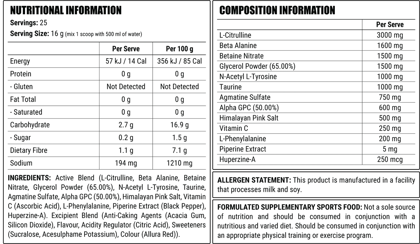 Faction Labs | Disorder PUMP (25 servings)