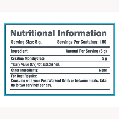 Nutratech | PURE CREATINE MONOHYDRATE | 500G