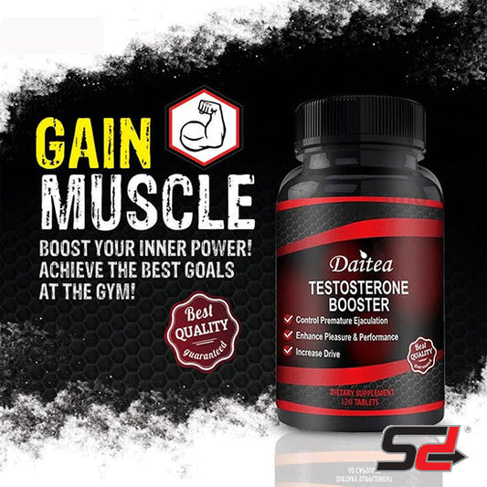Testosterone Booster - Male Muscle Boosters - Help Improve Performance, Muscles, Endurance, and Energy Support, and Improve Physical Fitness