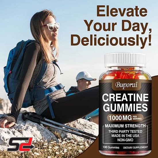 Creatine Monohydrate Gummies - Boost Energy, Build Muscle Mass, and Improve Athletic Performance