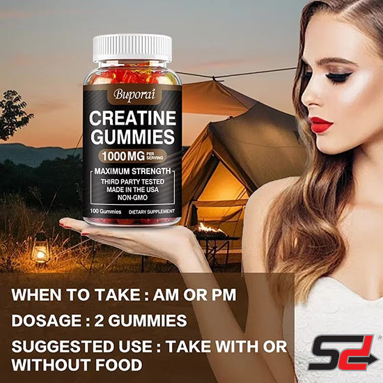 Creatine Monohydrate Gummies - Boost Energy, Build Muscle Mass, and Improve Athletic Performance