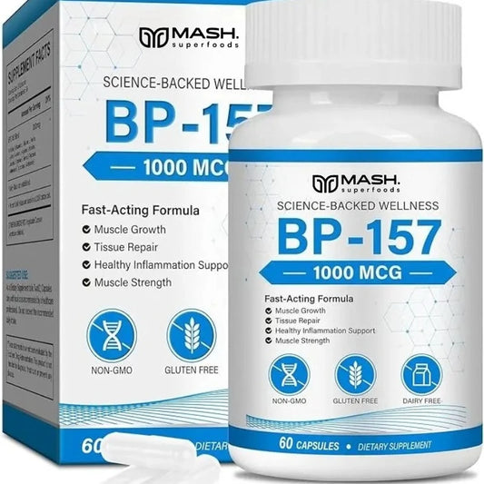 BP-157 Supplement - Supports Muscle Growth, Tissue Repair, Increases Muscle Strength, and Boosts Energy.