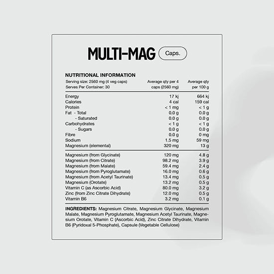Switch Nutrition | MULTI-MAG PERFORM CAPS