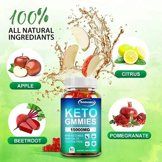 Keto Gummies - Burn Fat, Weight Management, Speed Up Metabolism, Digestive Health, Appetite Control