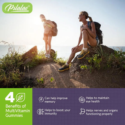Multivitamin Gummies from USA- with Vitamins and Minerals - Enhances Energy Levels, Immune Support, Antioxidant