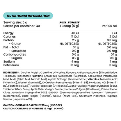 Zombie Labs | Molotov Thermogenic Formula