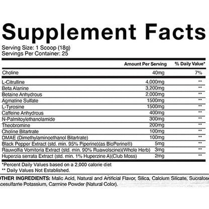 Gaspari | Superpump Aggression Next Gen Pre Workout