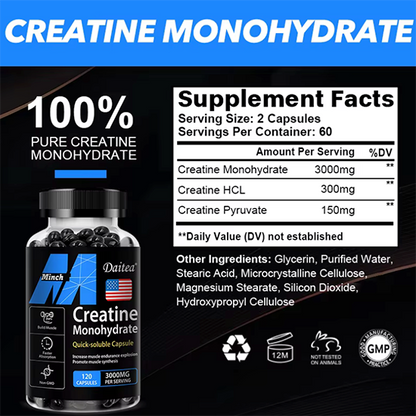 Creatine Monohydrate 60 Caps