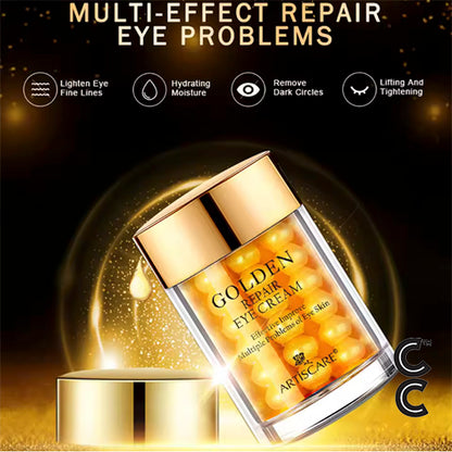 24K Gold Serum (3 piece set) for Moisturising and Hydrating Dark Circles Eye Cream Face Essence Skin Care Products