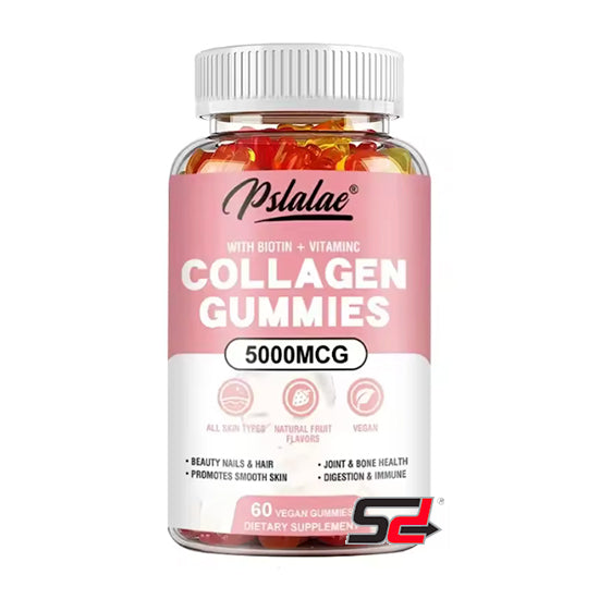 Collagen Gummies - Promote Hair Growth, Skin Care, Brighten Skin Tone, Hydrolyze Skin, Help Nail Bone Joints
