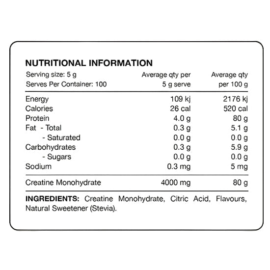 Swatch Nutrition | Creatine Sachets