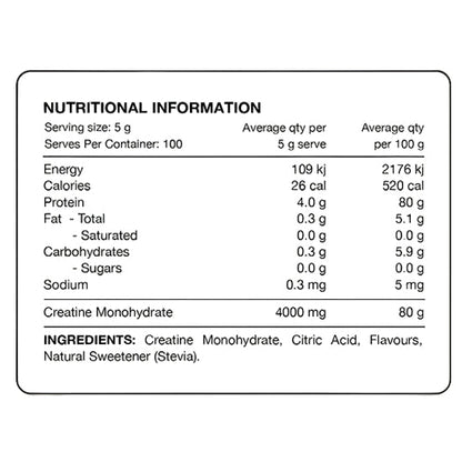 Swatch Nutrition | Creatine Sachets