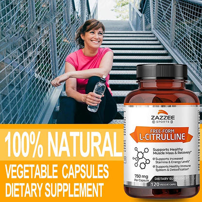 L-Citrulline - Healthy Muscle Building, Energy, Strength, Immune System Support