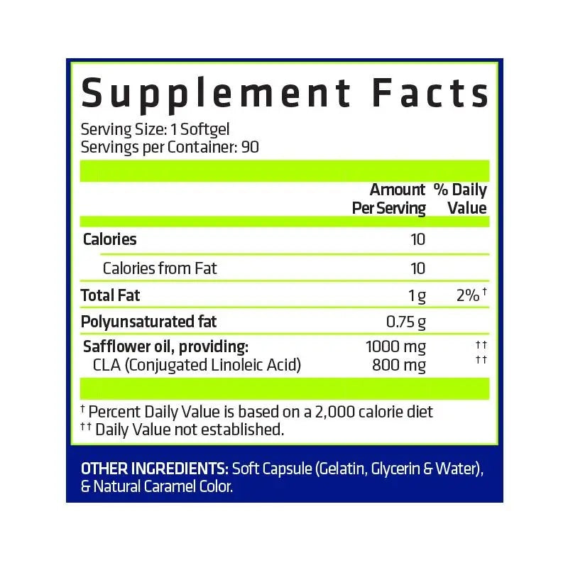 CLA Pure 1000 (Pure Conjugated Linoleic Acid)