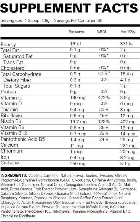 Oxyshred Hardcore - Supplements Direct®