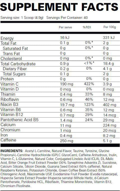 Oxyshred Hardcore - Supplements Direct®