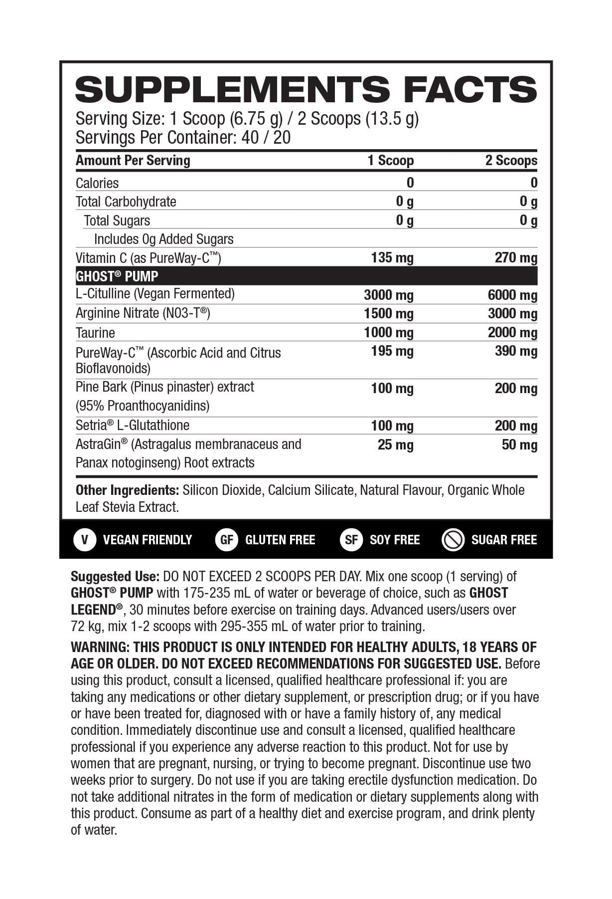 Ghost Pump - Supplements Direct®