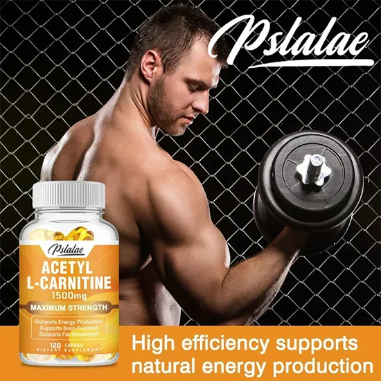 Acetyl-L-Carnitine Capsules 1500 Mg - Supports Natural Energy Production, Supports Memory and Concentration