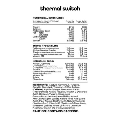 Switch Nutrition | Thermal Switch Fat Burner